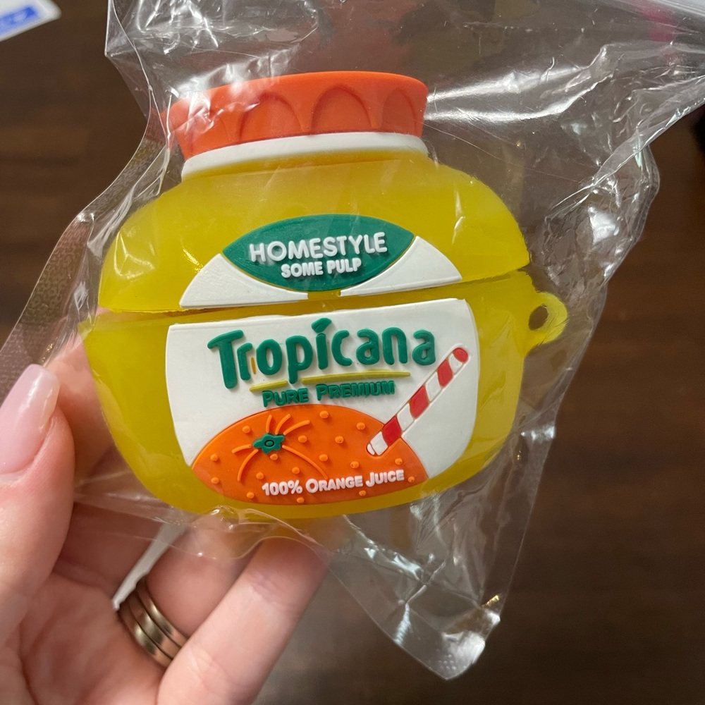 Airpod pro Tropicana orange juice case